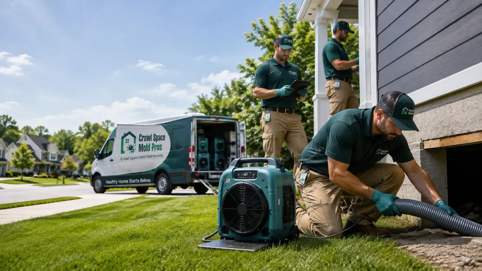 Crawl Space Mold Removal in Unionville, CT